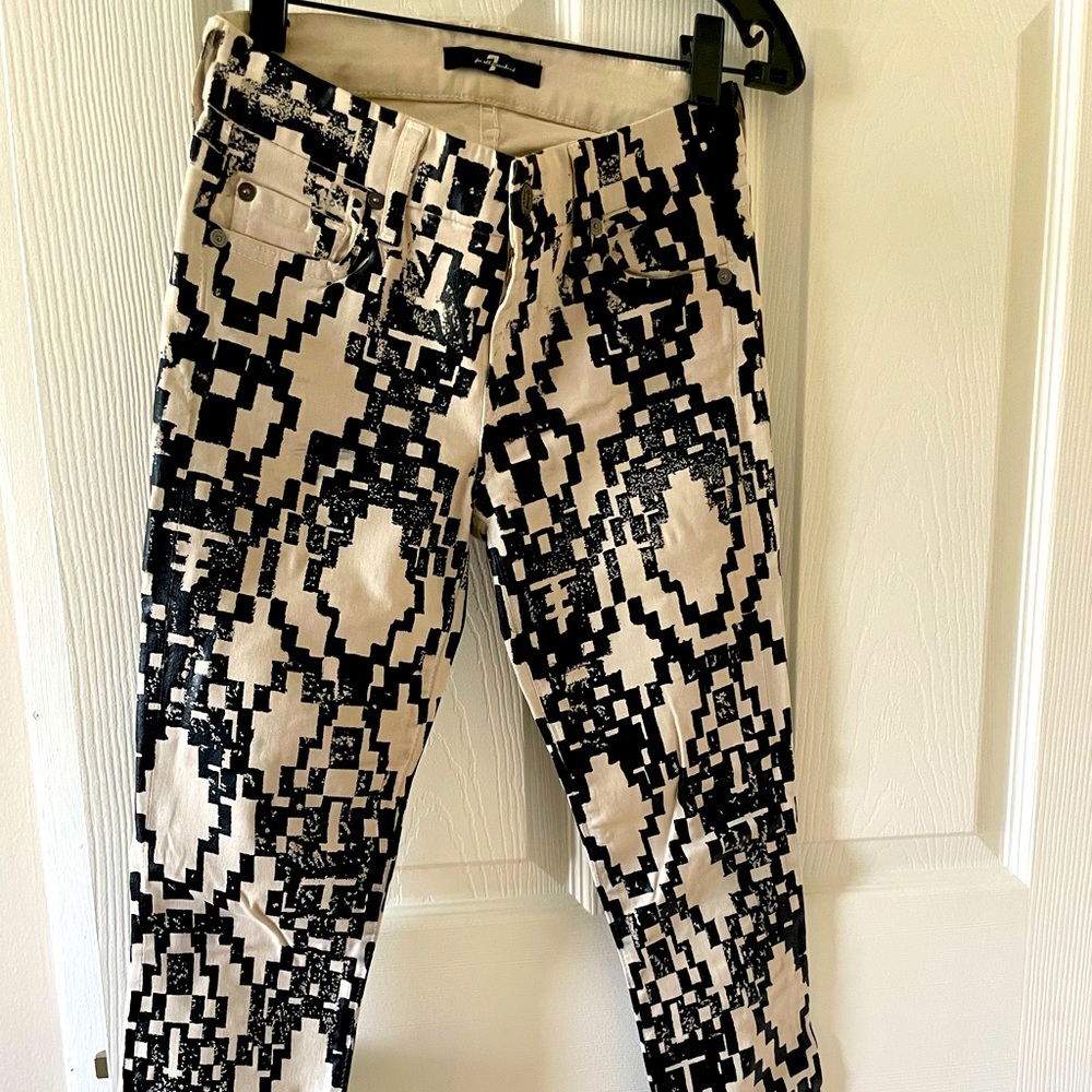 7 for all Mankind Patterned Jeans